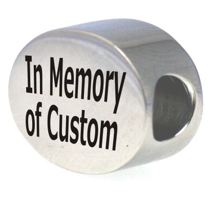 Custom in Memoriam Charm Bead