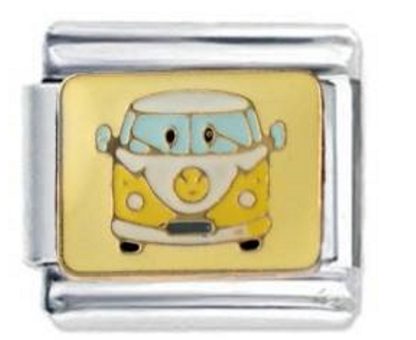 Campervan Italian Charm for Classic size bracelet