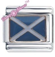 Scottish Flag Italian Charm